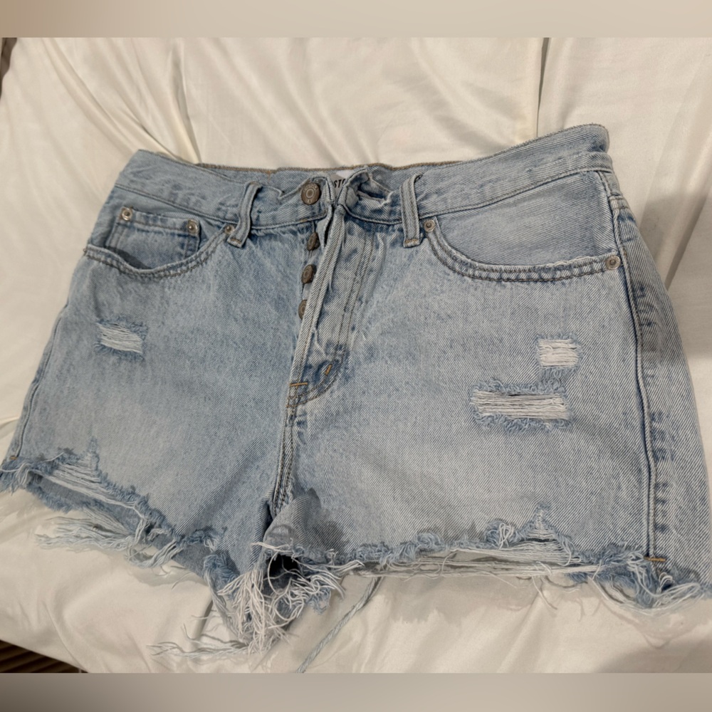 Pistola Light Blue Denim Shorts